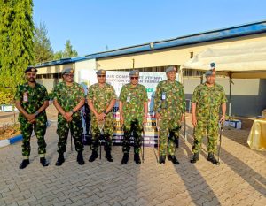 Senior officers who attended the event.